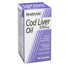 Healthaid Cod Liver Oil 550mg Capsule