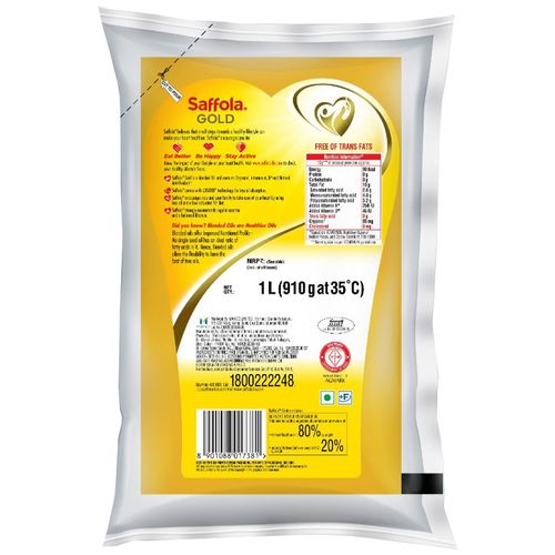 Saffola Gold Pro Healthy Lifestyle Edible Oil -  1 Litre